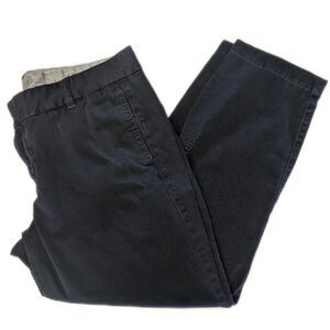 J. Crew blue/gray Scout Capri pants, 100% cotton, size 10